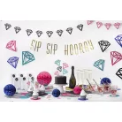 Ültetőkártya tartó - Színtelen Gyémánt 40 mm (10 db)