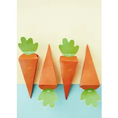 Húsvéti répa alakú papír dobozok (6 db)