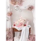 Üdvözlőlap kitűzővel „Bride” (Menyasszony) Lánybúcsúra