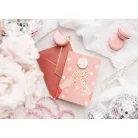 Üdvözlőlap kitűzővel „Bride Team” - Lánybúcsúra