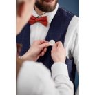 Üdvözlőlap kitűzővel „Groom” (Vőlegény) Legénybúcsúra