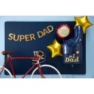 Fólia lufi Apukáknak - "Super Dad" 45 cm
