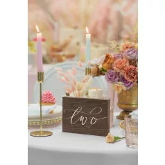 Fa asztalszám ''Two''