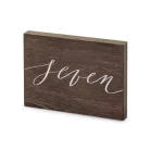 Fa asztalszám ''Seven''