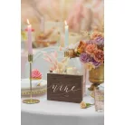 Fa asztalszám ''Nine''