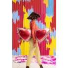 Fólia lufi Szív alakú szemüveg - 95 × 41,5 cm