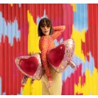 Fólia lufi Szív alakú szemüveg - 95 × 41,5 cm