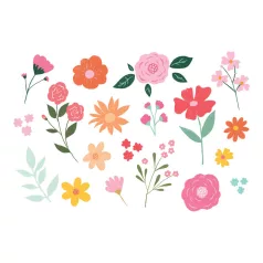 Ideiglenes tetoválás Virágok (19 db.)