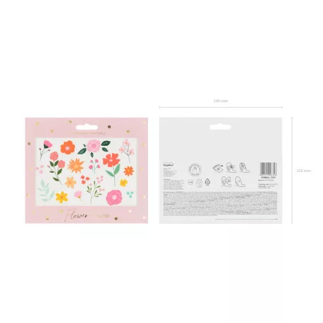 Ideiglenes tetoválás Virágok (19 db.)