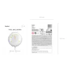 Fólia lufi óra 45 cm fehér