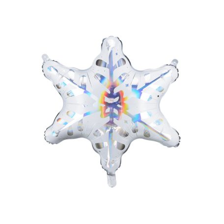 Fólia Léggömb - Hópehely Holografikus