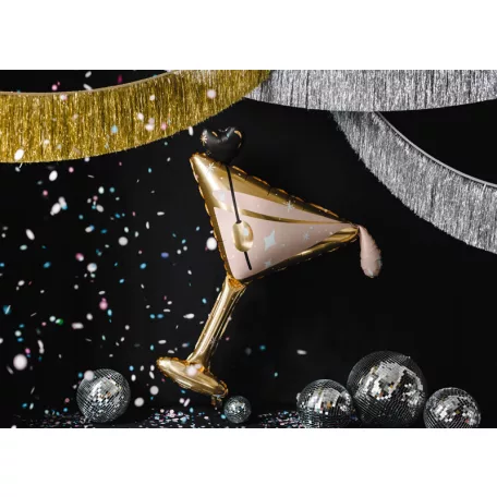 Fólia lufi - pezsgőspohár (126x93 cm)