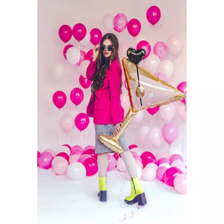 Fólia lufi - pezsgőspohár (126x93 cm)