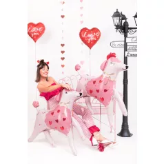   Szív fólia lufi ''I love you'' felirattal