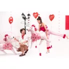 Szív fólia lufi ''I love you'' felirattal