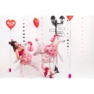 Szív fólia lufi ''I love you'' felirattal