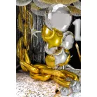 Kerek Fólia Léggömb - 44cm Ezüst