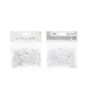 Konfetti – Szívek fehér 15 g