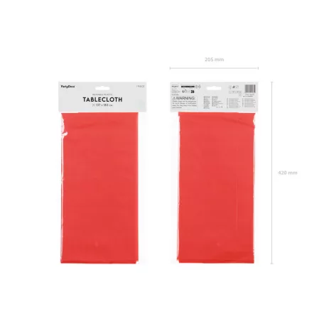 Asztalterítő 137x183 cm, piros