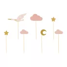 Sütidíszek gólya - kislány érkezik (7 db)