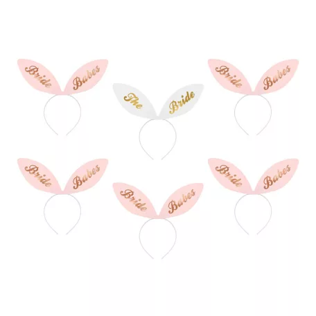 Nyuszifül hajráf Lánybúcsúra (6 db)