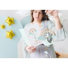 Üdvözlőlap babaköszöntésre - függő dekorációval