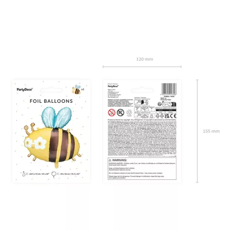 Fólia lufi Méhecske 63x72cm