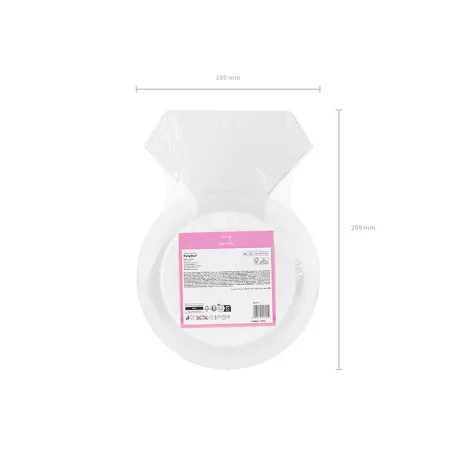 Papírtányérok – Gyémántgyűrű formájú „She said yes” felirattal (6 db)