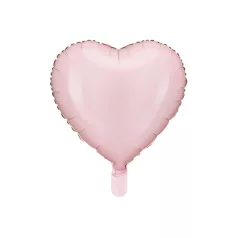 Szív forma fólia lufi 45 cm rózsaszín