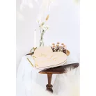 Fa vendégkönyv - Szív alakú