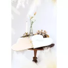 Fa vendégkönyv - Szív alakú