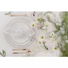 Textil Szalvéták fehér 40x40cm (4 db)