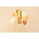 1-es Szám fólia lufi - Zsiráf