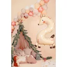 2-es Szám fólia lufi - Őzike