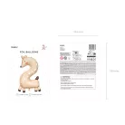 2-es Szám fólia lufi - Őzike