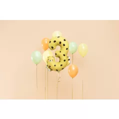 3-as Szám fólia lufi - Gepárd