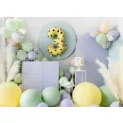 3-as Szám fólia lufi - Gepárd