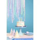 Spirál formájú születésnapi gyertyák pasztell színekben (6 db)