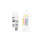 Spirál formájú születésnapi gyertyák pasztell színekben (6 db)