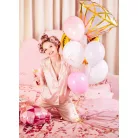 Lánybúcsú lufikészlet - Gyémántgyűrű (6 db)