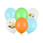 Lufi 30 cm Munkagépek vegyes színek (6 db)