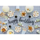 Banner "Happy brithday" munkagépek