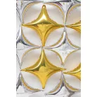 Fólia lufi 4 ágú csillag - ezüst