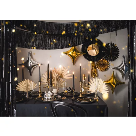 Fólia lufi 4 ágú csillag - ezüst