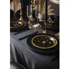 Szilveszteri papírtányér Óra 18 cm (6 db)