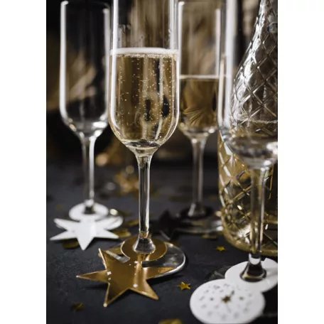 Szilveszteri pohárdíszek (6 db)