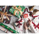 Csomagolópapír karácsonyi mintás 70x200 cm