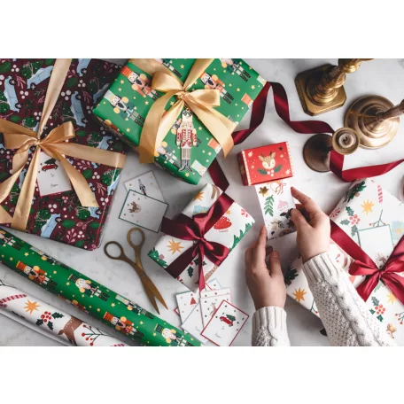 Csomagolópapír karácsonyi mintás 70x200 cm