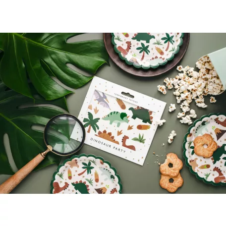 Papírtányér Dinoszaurusz (6 db)