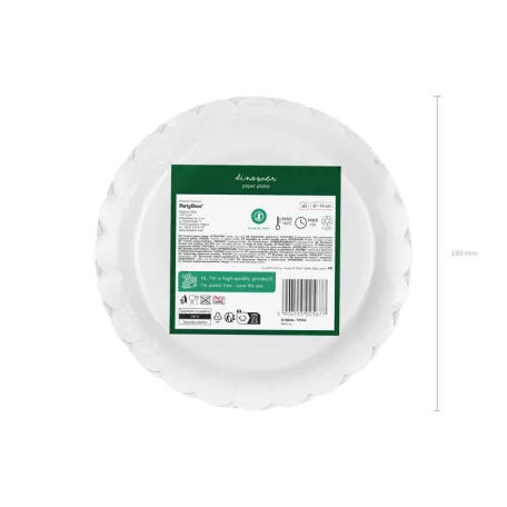 Papírtányér Dinoszaurusz (6 db)